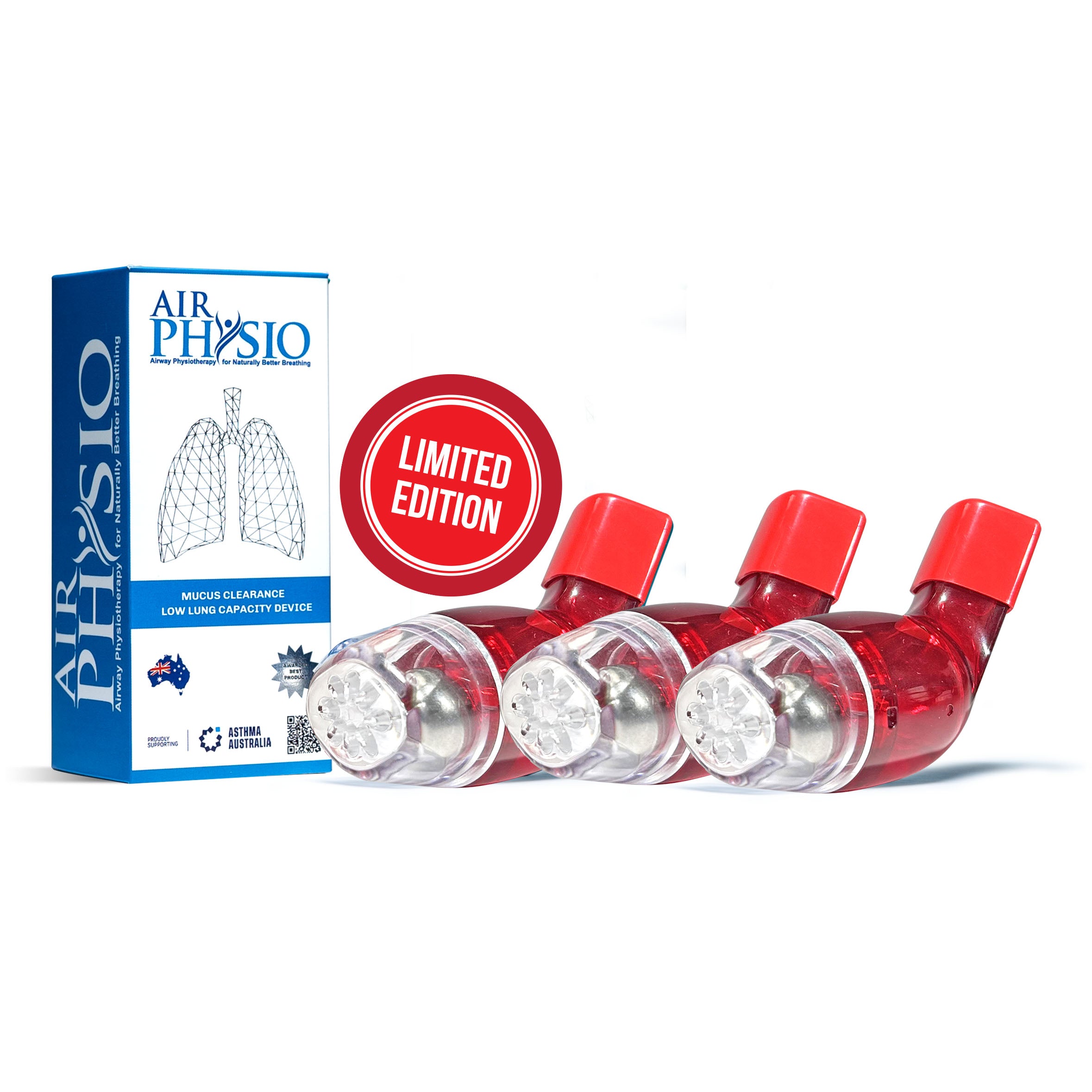 BUY 2 GET 1 FREE - AirPhysio Device for Low Lung Capacity